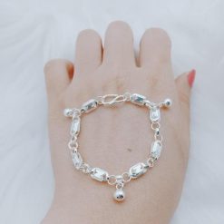 lắc tay bạc cho bé trai